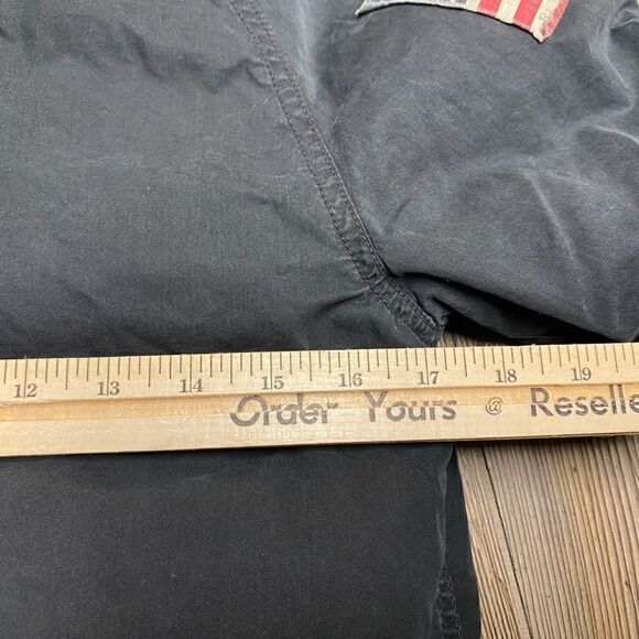 RALPH LAUREN D&S Women's Military Snorkel Down Jacket American Flag Black sz XS - Picture 11 of 13